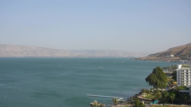 amazing view of Sea of Galilee