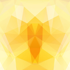 Fototapeta na wymiar Abstract mosaic background. Triangle geometric background. Design elements. Vector illustration. Yellow, orange colors.
