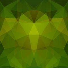 Fototapeta na wymiar Abstract green mosaic background. Triangle geometric background. Design elements. Vector illustration