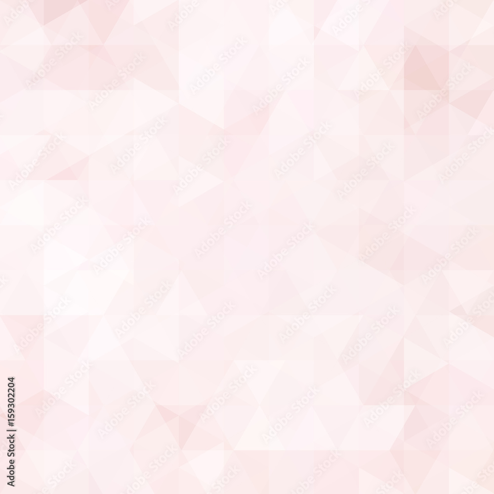 Poster abstract vector background with triangles. pastel pink geometric vector illustration. creative desig