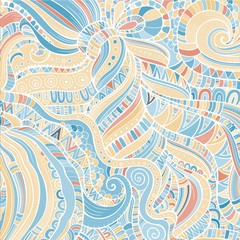 Abstract background from different geometric shapes