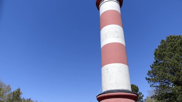 Sea beacon near National Park Curonian Spit. Nida. Lithuania
