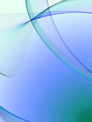 Bright abstract background with soft gradient under flame wave shapes