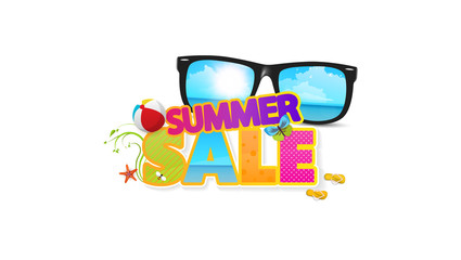 Summer Sale Quality Vector Abstract Design, 