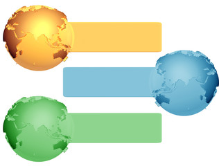 New Earth Globe Colorful (Elements of this image furnished by NASA)