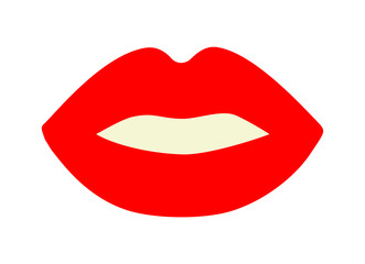 Sweet lips vector illustration