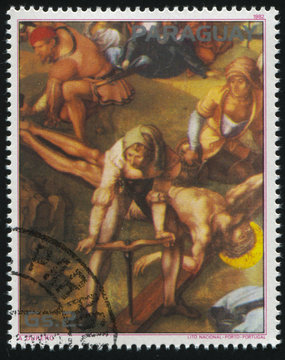 Nailing the Christ to the Cross by Albrecht Durer