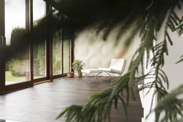 Armchair in living room