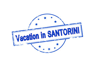 Vacation in Santorini