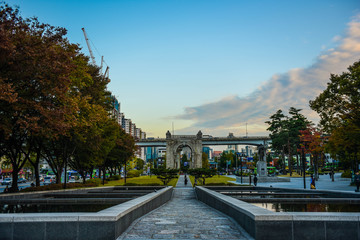 city scape in seoul korea