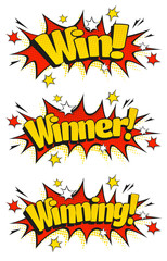 Pop Art Winning Signs