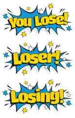 Obraz premium Pop Art You Lose