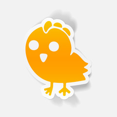 realistic design element: chicken