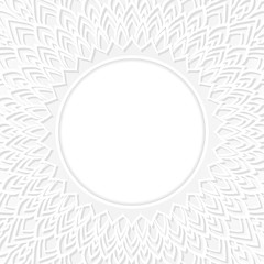 Hand drawn oriental ornamental ethnic lace background for t-shirt design, vintage card, party invitation