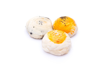 Chinese pastry isolated on white background