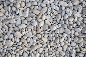 Pile of pebble stones for background