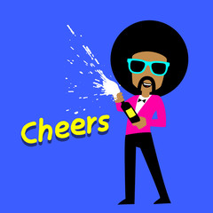 afro cheers