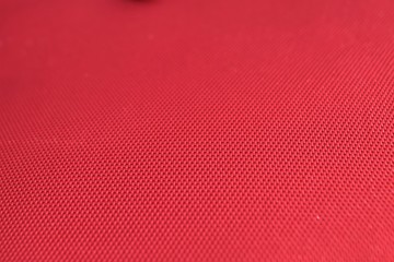 the material texture of red nylon