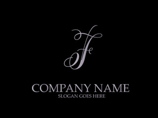 Abstract F Letter Monogram Elegant Logo