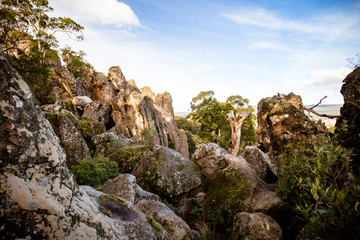 Hanging Rock in Macedon Ranges
