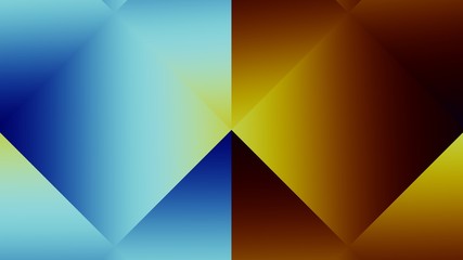 Blue and brown rhombs. Background. The graphic pattern.