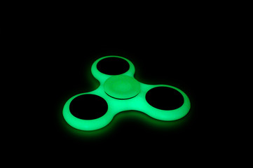 Glowing in the dark fidget spinner