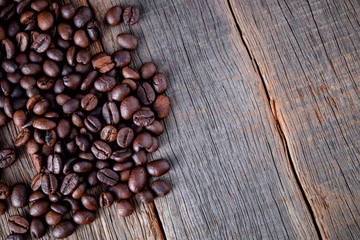 Brown coffee bean background