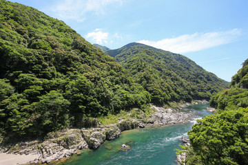 徳島県三好市　大歩危峡