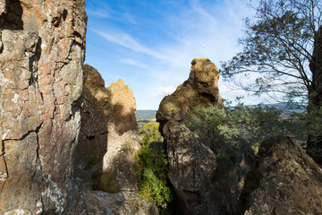 Hanging Rock in Macedon Ranges