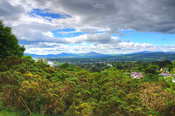 The view from Killiney Hill in Dublin, Ireland.