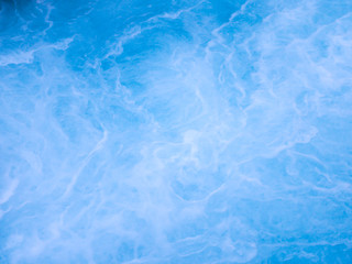 Blauer Fluss Gletscherwasser Island