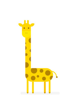 vector cartoon giraffe