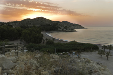 View at sunrise of Torres beach
