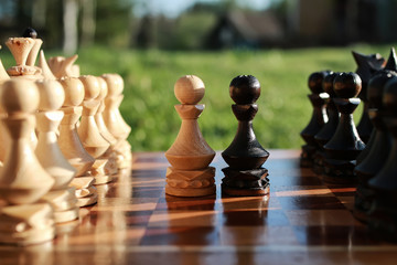 chess on board one