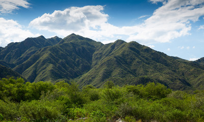 Fototapeta na wymiar Provincial Natural Park Valle Fertil