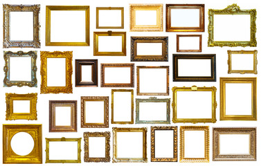 collectrion of calssical art frames