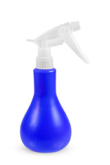  plastic hand spray bottle, isolated on white