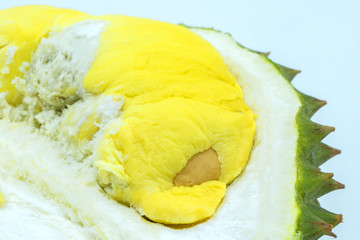 Durian isolated on white background