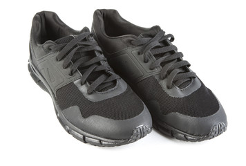 Black sports shoes
