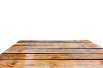 Rustic wooden table with copy space