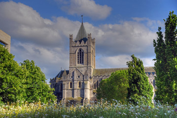 Christ Church Cathedral in Dublin, Ireland.