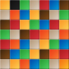 White tiles vector texture.