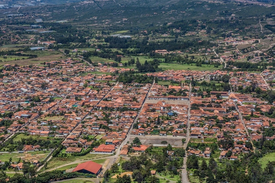 Villa de Leyva  skyline cityscape Boyaca in Colombia South America