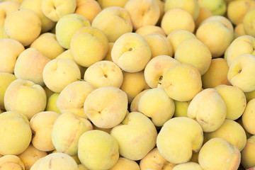 background from fresh organic Peaches