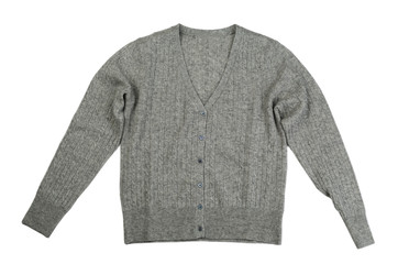 Fototapeta premium Gray pullover, isolate