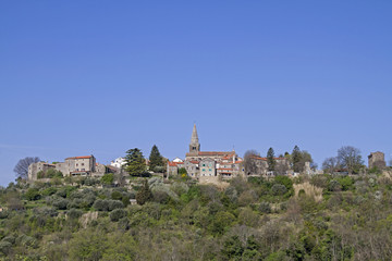 Fototapeta na wymiar Groznjan in Istrien