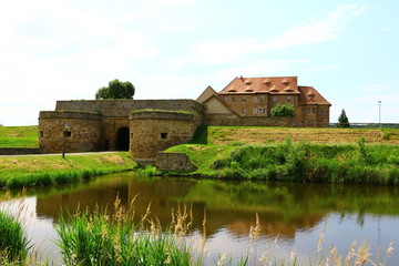 Die Wasserburg in Heldrungen (Thüringen, Deutschland)