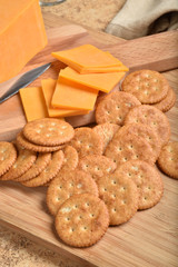 Cheese and crackers