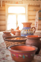 Old russian ceramic ware