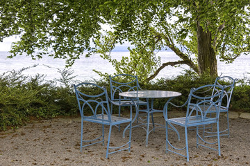 Wonderful outdoor seating area, at Lake Constance